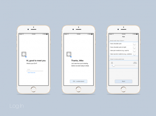RehabModule iPhone App and MVP Design
